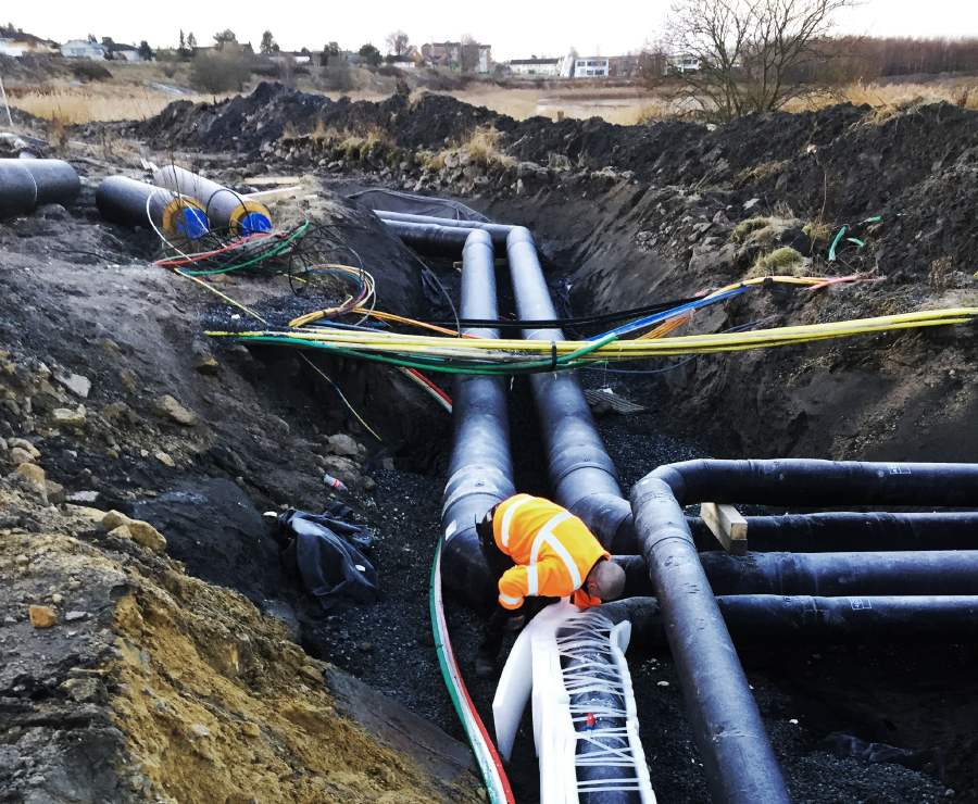 Montage arbete i Norge Powerpipe